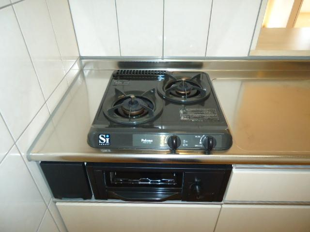 フローリストのキッチン|ガスコンロ付き