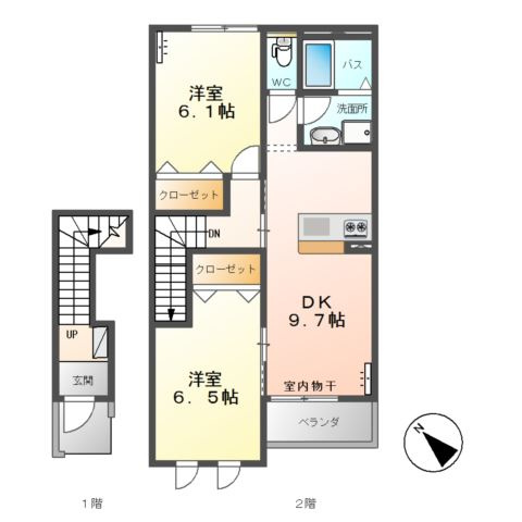 フローリストの間取り