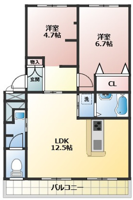 グリーンコーポの間取り