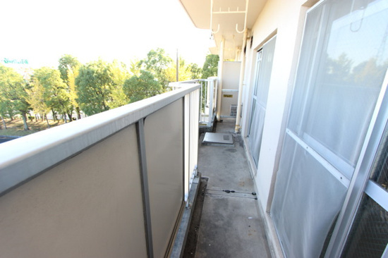 グリーンコーポのバルコニー