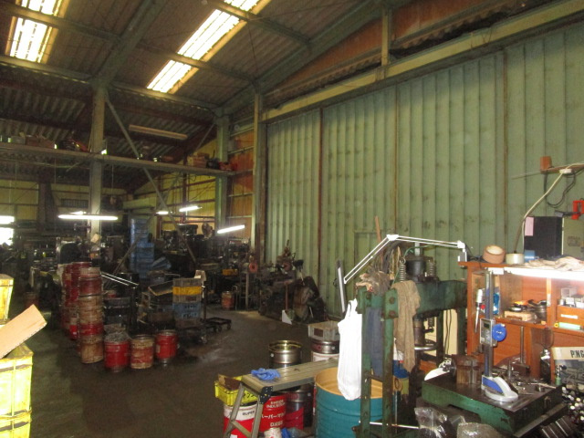 岸和田市内畑町956売工場の内装