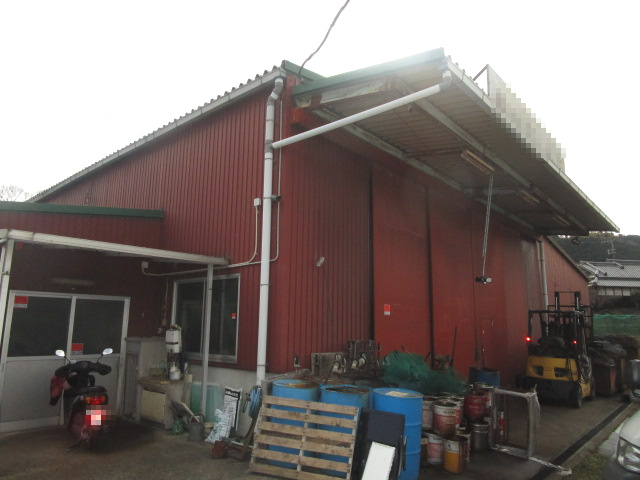 岸和田市内畑町956売工場の外観