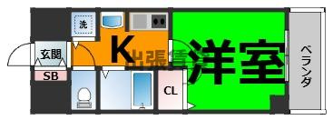仲介手数料0円！！プレサンス大須観音駅前サクシードの間取り