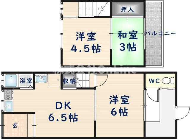 【間取り】 | 橘貸家