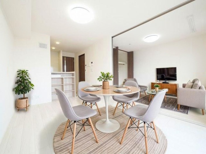 Bela　sunoの居間・リビング|CGで家具等を配置したもので家具等は含まれません