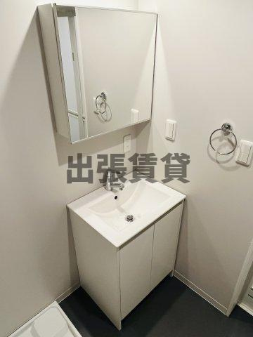 仲介手数料0円！アオアクア稲上町の洗面所