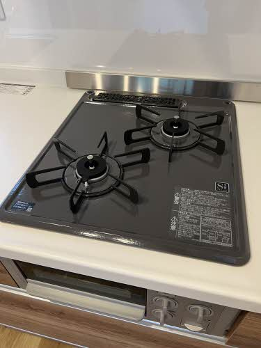 フレグランス庚午のキッチン|コンパクトなキッチンで掃除もラクラク