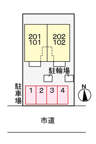 ヴァローネ　山池　　刈谷市近郊の賃貸はクラスホームの駐車場