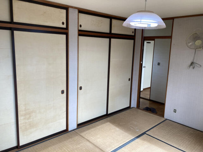 【和室】 | 加茂　戸建貸家 | ２Ｆ西側和室６帖