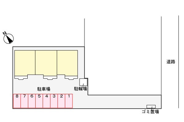 シャトーオーロラ　　刈谷市の賃貸ならクラスホーム刈谷店の駐車場