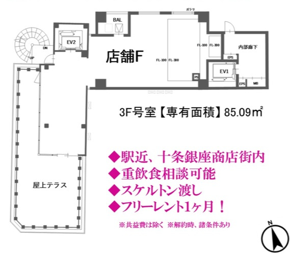 SIDEPLACE　JUJOの間取り