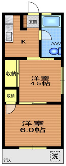 【間取り】 | 岡本ハイツ