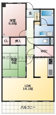 ファムール忍ケ丘の間取り