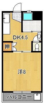 篠山ハイツの間取り