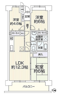 【間取り】 | サンライフ東川口