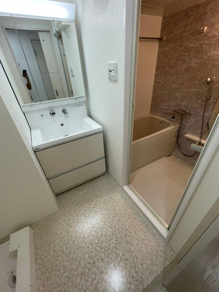 名古屋市熱田区神野町１丁目の賃貸マンションの洗面所|バルコニー