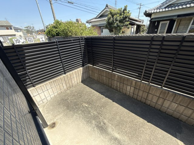 ハイツセイリュウのバルコニー