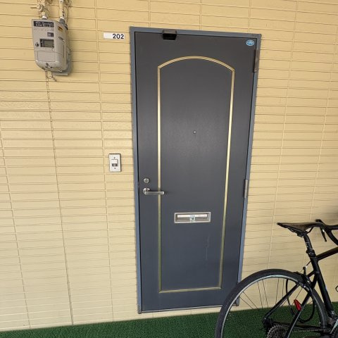 グリーンハイツのエントランス
