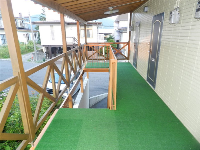 グリーンハイツのエントランス