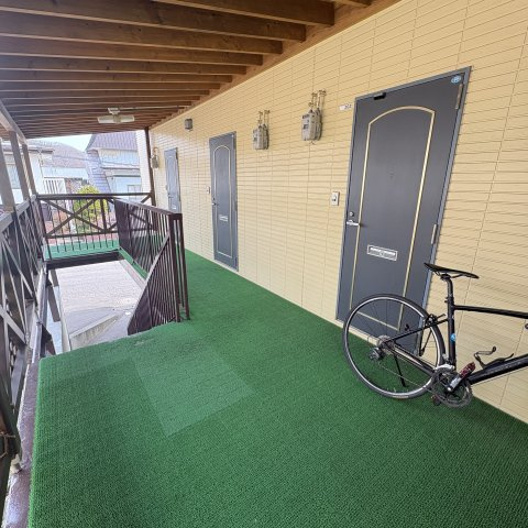 グリーンハイツのエントランス