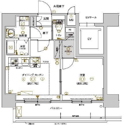 CRESTTAPP新大阪の間取り