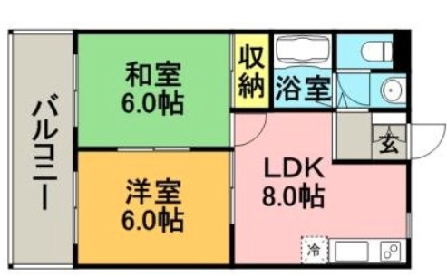 フェニックス久留米の間取り