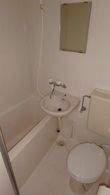 ラビアン栄町の浴室