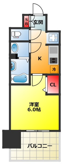 【間取り】 | プレサンス西淡路レジェーロ