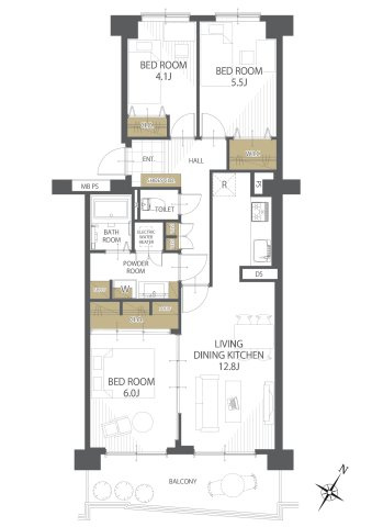 【間取り】吹田ロイヤルマンション 