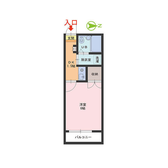 VIVIT乾徳の間取り