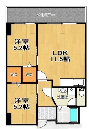 南薫ハイツ【キャッシュバック対象物件】の間取り