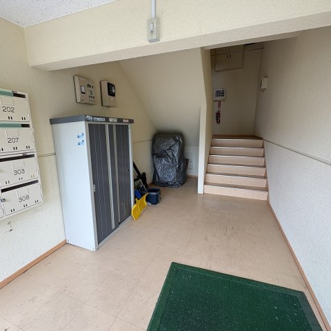 水元マンションのエントランス