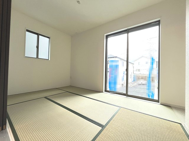 【和室】 | 福岡市城南区友丘6丁目3期　2号棟（全4棟）【仲介手数料無料・0円】 | 現地写真。1階和室です。