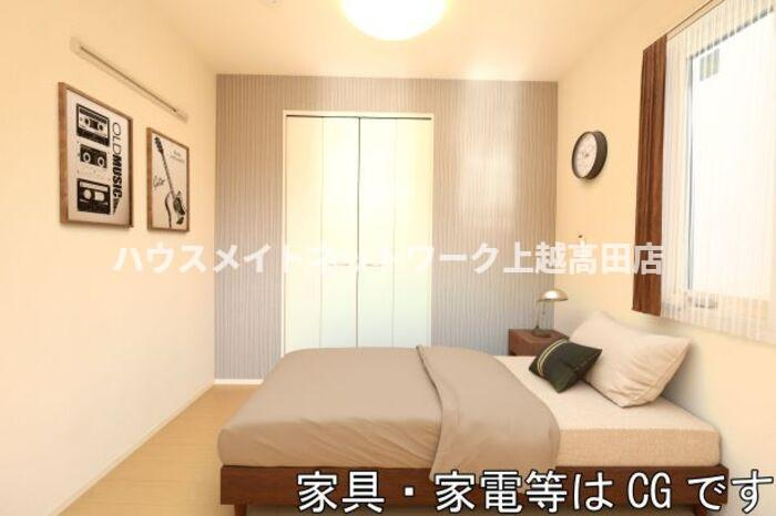 プラムコート木田 Ｂの内装|洋室 CG