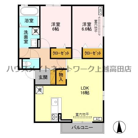 ベルファミーユの間取り|間取図