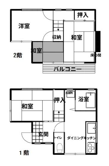 【間取り】 | 北五葉貸家 | 北五葉貸家(Good Home)