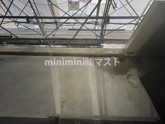 スプランディッド難波IIIのバルコニー