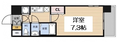 【間取り】 | レジュールアッシュ梅田WEST GATE　