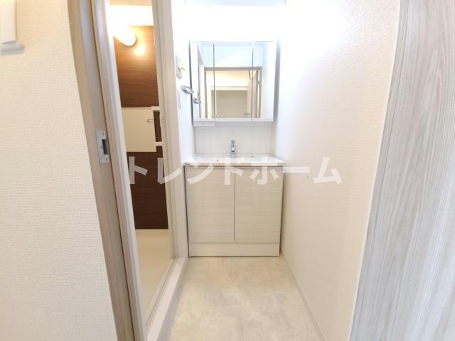 スプランディッド中之島WESTの独立洗面台|選べる家電プランあり！！