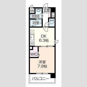 OA FLAT西延末の間取り