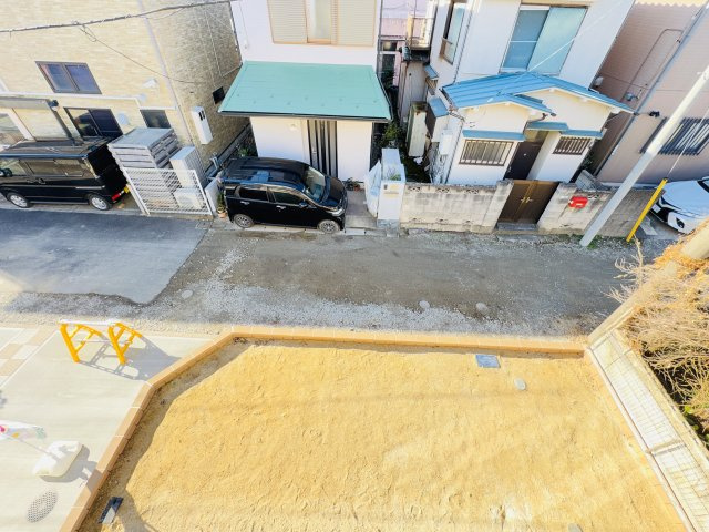 市川市若宮２丁目新築戸建【若宮小学校：10分】の展望|バルコニーより道路側眺望
