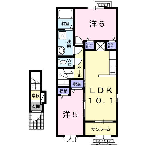 ルコネッサンスの間取り