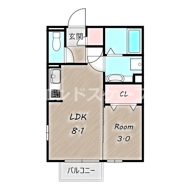 D-dreamの間取り|高崎、前橋、伊勢崎エリアのお部屋探しはエンドスケープまで！お客様の理想お聞かせ下さい♪
