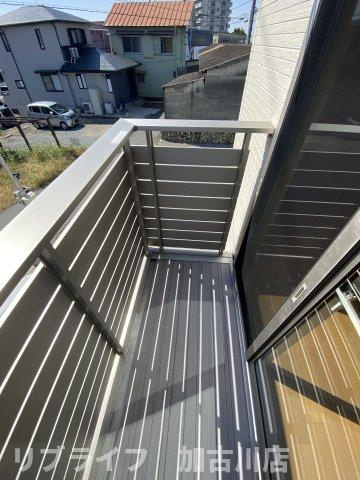 エクレール多田のバルコニー