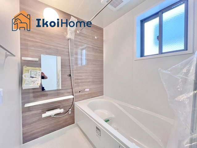 明石市天文町2丁目　全2棟　2号棟　新築戸建の浴室|【ホームページに現地動画掲載中】●年中無休：当日予約可●足を伸ばしてご入浴いただける広々とした浴槽♪