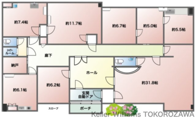 所沢市小手指町 1Fの画像