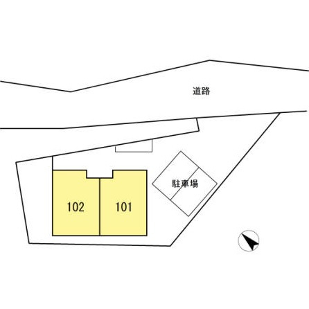 ウィットシバタⅡの区画図