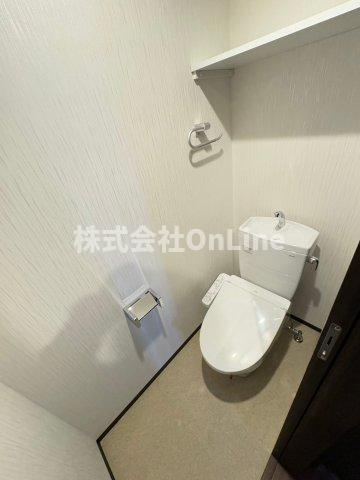 東大阪市森河内西２丁目の賃貸マンションのトイレ