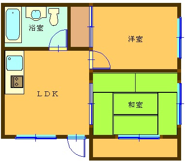 【間取り】 | 伊波アパート