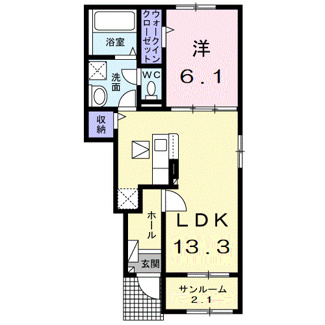 【間取り】 | Ｉネット１１Ａ